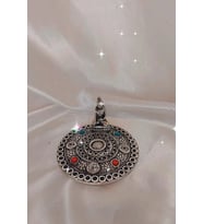 Çubuk Tütsülük İşlemeli Çelik Buda Budha Konik Tütsülük