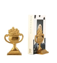 GOLD  KUPA KİTAP TUTACAĞI 10*12*18 CM AK.IV0178 (Renksiz)