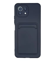 Mi 11 Kılıf Kelvin Kartvizitli Silikon - Lacivert
