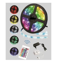 5 Metre RGB Şerit LED – Kumandalı, Yapışkanlı ve Suya Toza Dayanıklı