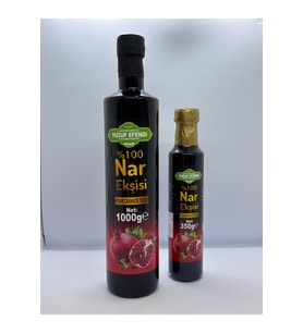 Yusuf Efendi %100 Doğal Nar Ekşisi 2’li Set (1000 g + 350 g) – Katkısız & Geleneksel