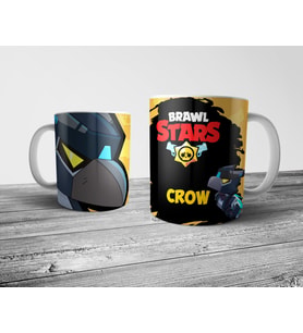 Pixxa Brawl Stars Mecha Crow Kupa Bardak Model 2