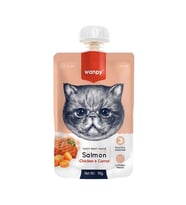 Wanpy Taze Somonlu Tavuklu Kedi Et Ezmesi 90 Gr