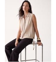 LCW EVERYDAY Bej Oversize Kadın Gömlek