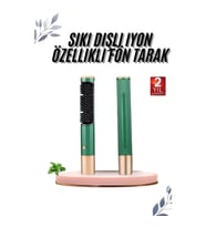 Mey İthalat® Üflemeli Saç Düzleştirici Fön Tarak Yüksek Isı Ayarlı İyon Özellikli