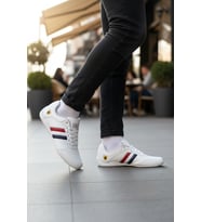 Enoch Ferrari Motosport İnce Tabanlı Sneaker Spor