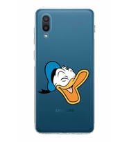 Samsung Galaxy A02  Kamera Korumalı  Kapak Donald Duck Tasarımlı  Şeffaf Kılıf