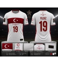 Kenan Yıldız Türkiye Milli Takım Euro 2026 Fıfa World Cup Beyaz Yetişkin Forması