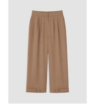 LCW Modest Haki Geniş Paça Pileli Kadın Pantolon