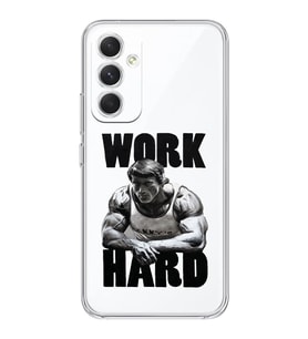 Samsung Galaxy S23 FE Uyumlu Arnold Fitness Tasarımlı Şeffaf Telefon Kılıfı
