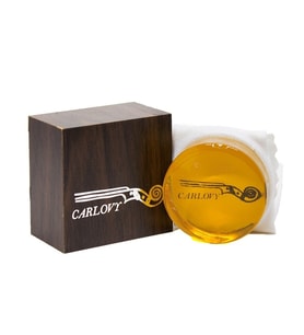 Carlovy V8000 Keman ve Viyola Reçinesi (Rosin) Ahşap Kutulu, Açık Renk, Yüksek Tutuş, Düşük Tozlanma