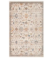 Hoom Rugs Petra 16 Krem Multy Makine Halısı (Çok Renkli)