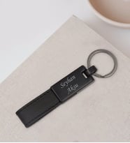 BK Gift Kişiye Özel İsimli 2407 Metal Suni Deri Anahtarlık