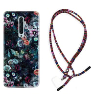 Oppo Reno 2Z 4 Lite 4 Pro 5 6 7 A31 Kılıf Boyun Asklı Rasta Silikon Great Flowers 1304