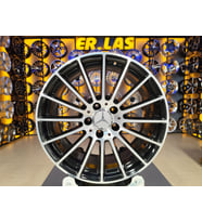 4 Adet MERCEDES ORIJINAL 8-9*18 5*112 ET43 66.6 BLACK MACK JANT REVİZE EDİLMİŞ (Takım)