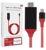 S LİNE Type-C To Hdmı 4K Tv Ses Görüntü Kablosu Samsung S8 / S9 / S10 Uyumlu HDMI Kablo FHD34