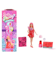 Barbie Parti Paketi Sarışın Bebek 7 Adet Aksesuar ve Evcil Hayvan Figürlü Set