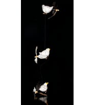 Ahşap Hayvan Figürlü Rüzgar Çanı Model 1 (Çok Renkli)