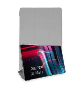 Apple iPad 2025 10.9 10.Nesil (A16) Kılıf Tablet Smart Kılıf - Gri