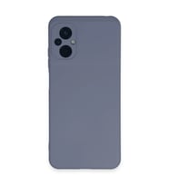 Xiaomi Poco M5 Kılıf Nano İçi Kadife Silikon - Gri