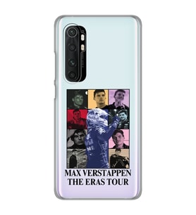 Xiaomi Mi Note 10 LITE Uyumlu Max Verstappen Tasarımlı Şeffaf Telefon Kılıfı