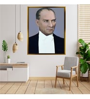 ÇERÇEVELİ ATATÜRK TABLO S235