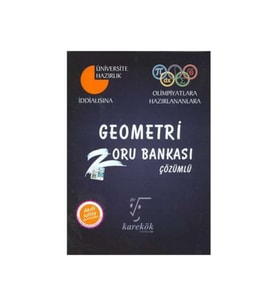 Karekök Yayınları Karekök - Iddaalısına Üniversite Hazırlık Geometri Zoru Bank (Çok Renkli)