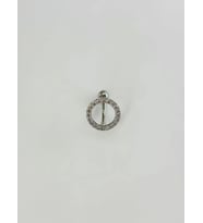 Rodyum Zirkon Taşlı Çelik Göbek Bar Uzunluğu : 13 Mm / Bar Kalınlığı 1.41 Mm / - Pg0105