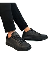 Jump 15306-15307 Siyah-Siyah Düz Taban Rahat Spor Ayakkabı