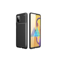 Samsung Galaxy M51 Uyumlu Kılıf Zore Negro Silikon Kapak (Siyah)