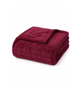 Tek Kişilik Wellsoft TV Battaniyesi Softly 100x175 cm Bordo