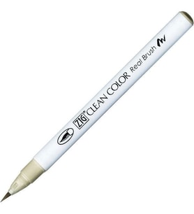 Zig Clean Color Real Brush Fırça Uçlu Marker Kalem 901 Gray Tint 