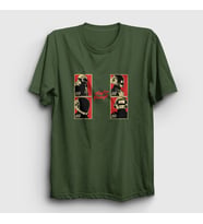 Presmono Unisex Haki Band Daft Punk T-Shirt 59399tt (Haki)