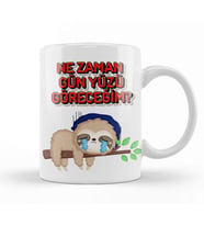 Nezaman Gün Yüzü Göreceğim Komik Kupa Bardak Porselen