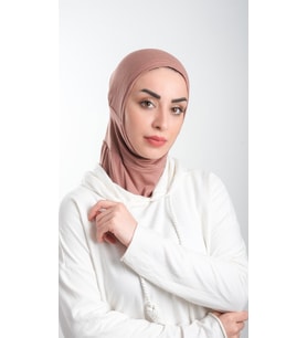 Vizon Pratik Hazır Geçmeli Tesettür Bone Sandy Kumaş Spor Hijab 2113_10