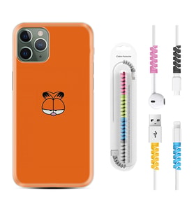 Apple iPhone 11 12 13 14 Pro Max Kılıf Kablo Koruma Spiral Silikon Garfi 1733