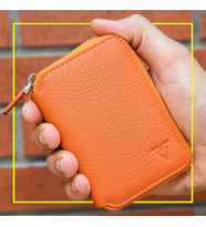 RİCH SMİTH ® MİNİ FERMUARLI CÜZDAN HAKİKİ DERİ / 10607 TURUNCU (MAT ARSEL)