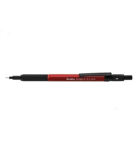SCRIKSS VERSATİL KALEM METAL GRAPH-X 0,5MM KIRMIZI ÜCRETSİZ KARGO