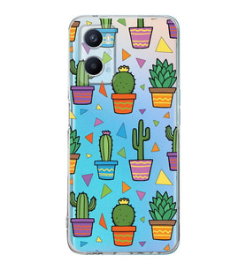 PrintiFy Oppo A96  ile Uyumlu 1mm Slim Fit Water Color 4 Baskılı Şeffaf  Kılıf