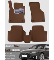 AUDİ A8 L (2017-2024) Uyumlu EVA Paspas Tam Set–Araca Özel,Su Geçirmez,Hızlı ve Kolay Montaj