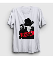 Presmono Unisex Beyaz Team The Blacklist T-Shirt 183843tt