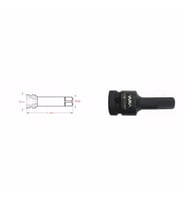 YAMA ALLEN UÇLU LOKMA 1/2 12*60 MM (Karışık)