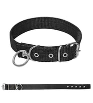 Savex Dokuma Köpek Boyun Tasması Siyah 2.5*50 cm