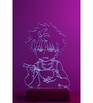 Hunter x Hunter Killua Zoldyck 16 Renk Anime Gece Lambası