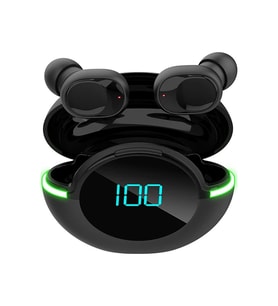 Tws Breathing Light Y80 Kablosuz Bluetooth Kulaklık 5.1 Kulak İçi Siyah