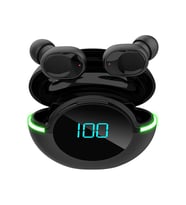 Tws Breathing Light Y80 Kablosuz Bluetooth Kulaklık 5.1 Kulak İçi Siyah