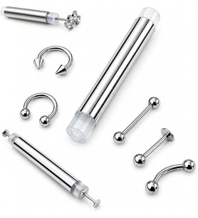 Lexroo Piercing Topu Takma Ve Çıkarma Aparatı, Figürlü Piercing Takma Ve Çıkarma Aparatı