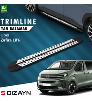 S-Dizayn Opel Zafira Life Kısa Şase TrimLine Gri Yan Basamak 213 Cm 2020 Üzeri