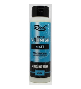 Rich Su Bazlı Mat Vernik 500ml