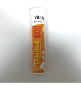 Vitmix Vitamin-C 1000 mg 20 Efervesan Tablet
